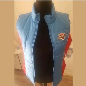 Thunder NBA puff vest